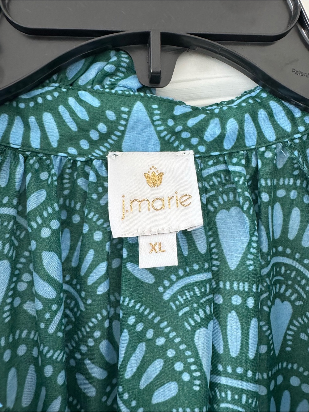 J. Marie Long Sleeve Maxi Dress Size XL - Picture 3 of 4